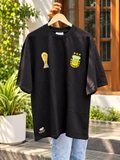 Black Messi Graphic T-Shirt