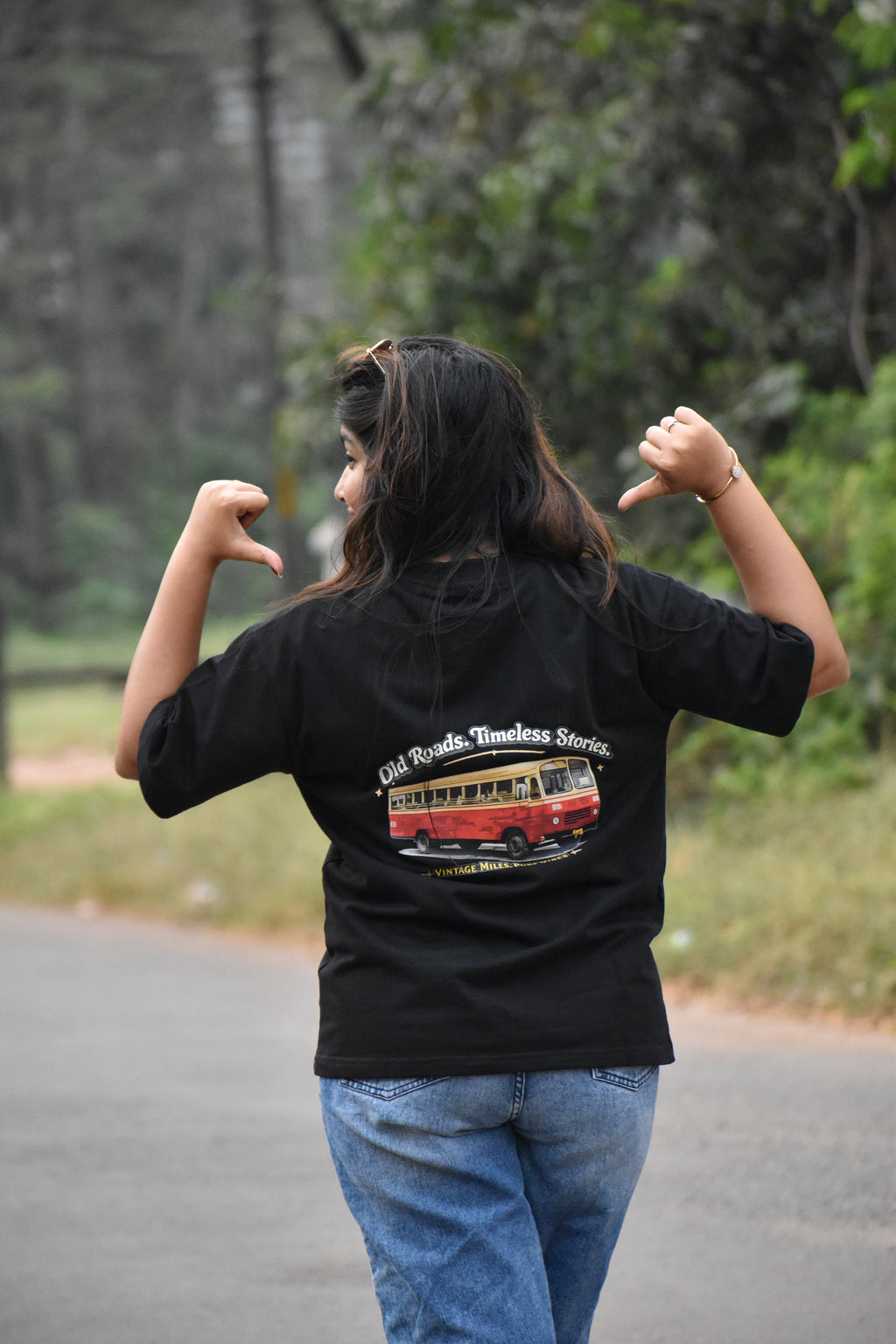 KSRTC Bus Edition Oversized Tshirt
