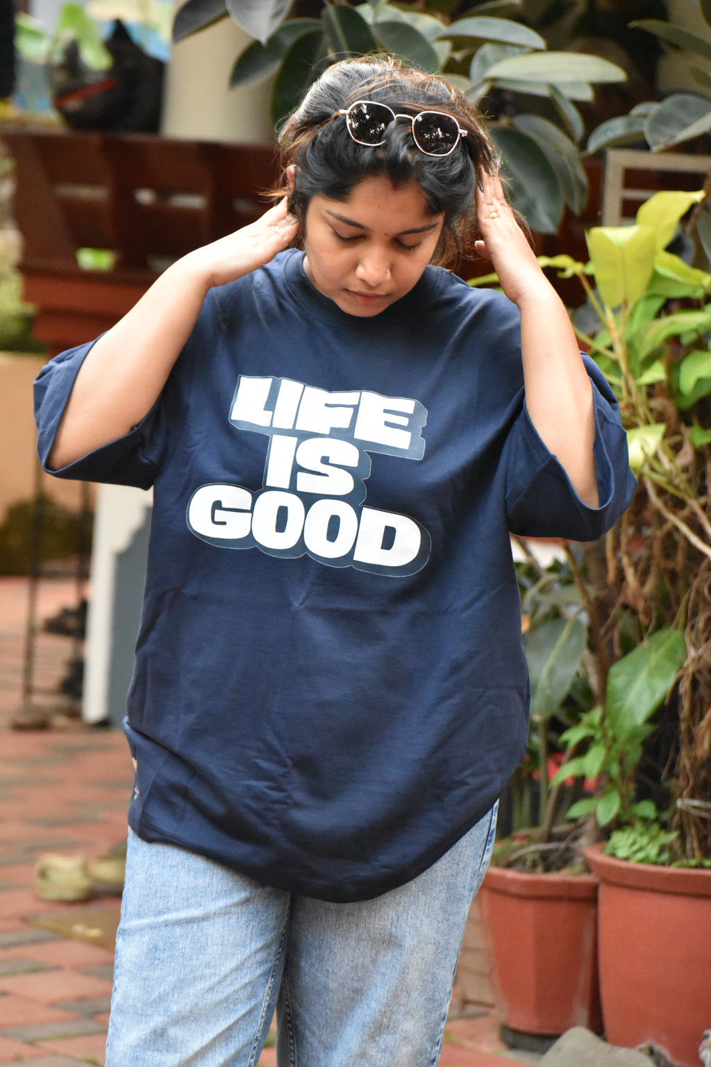 Life Is Good Oversized Tshirt