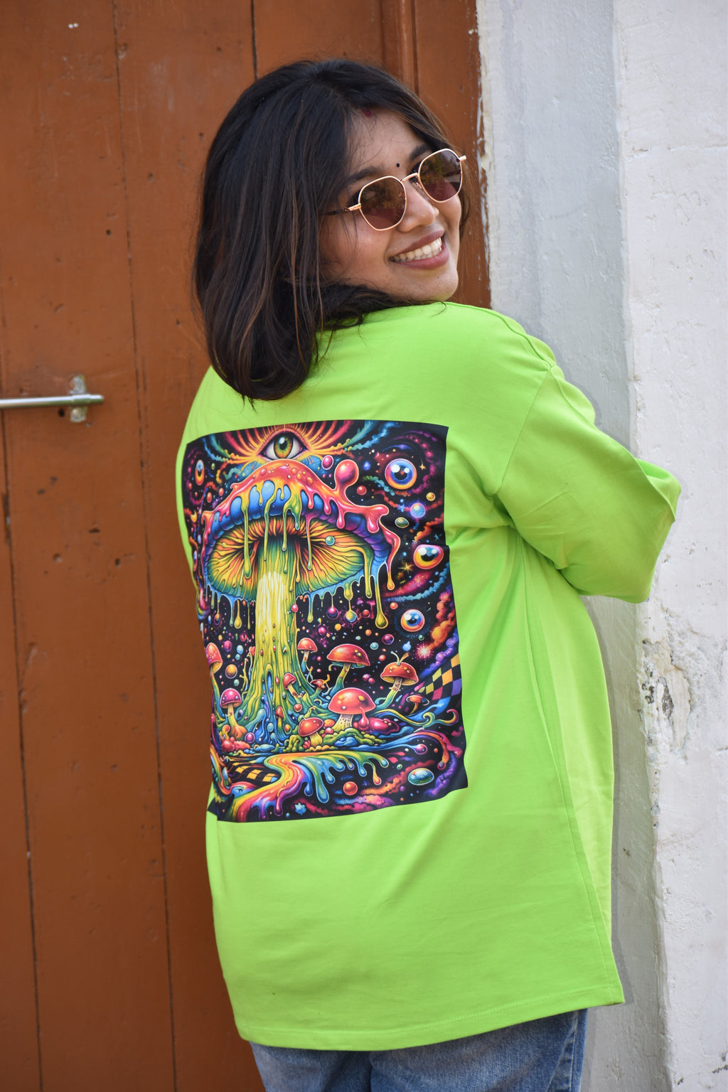 Trippy Mood Oversized  Tshirt