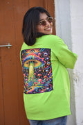 Trippy Mood Oversized  Tshirt