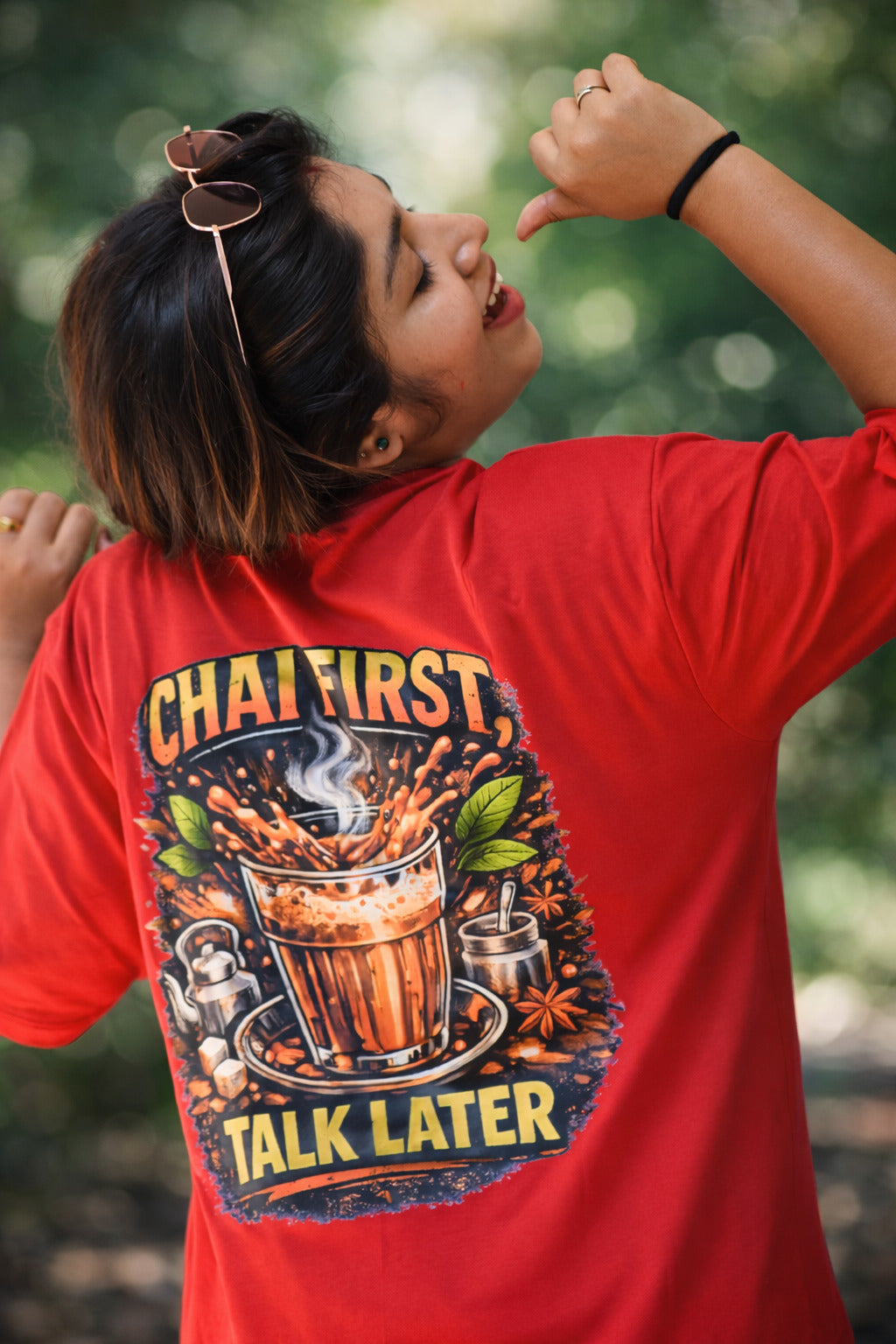 Chai Lovers Oversized Tshirt