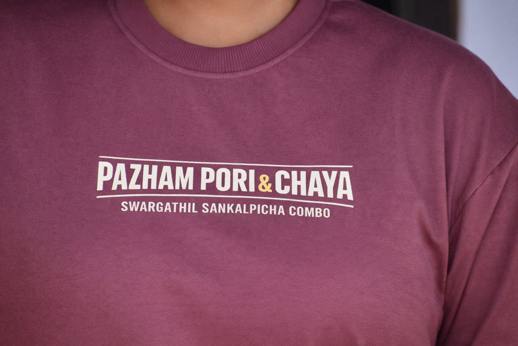 Pazhampori & Chaya Combo... Oversized Tshirt