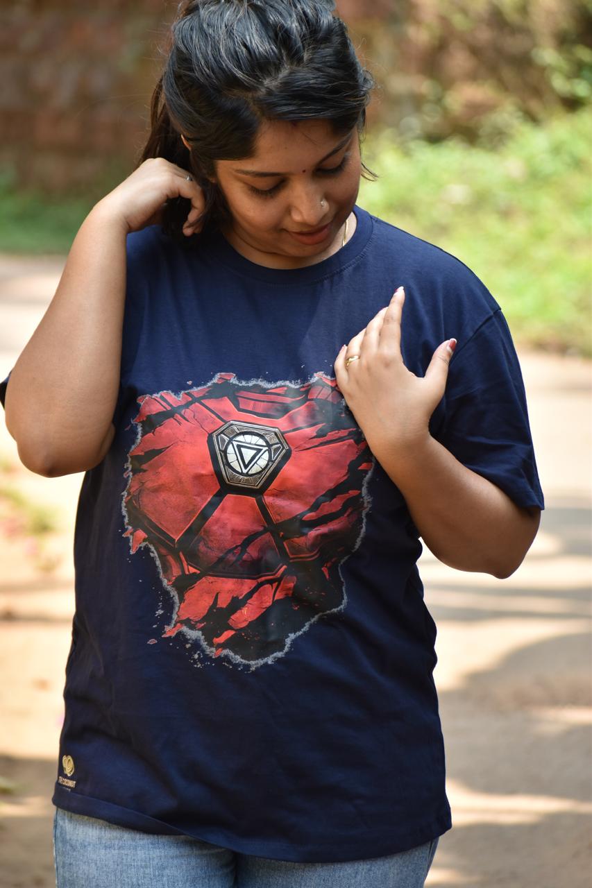 Navy Blue Graphic T-Shirt