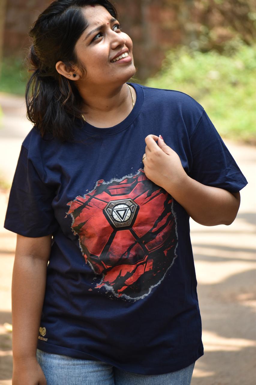 Navy Blue Graphic T-Shirt