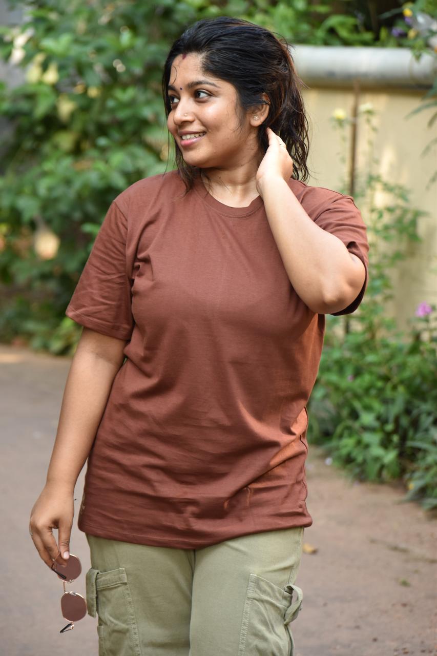 Brown LALETTAN Graphic T-Shirt