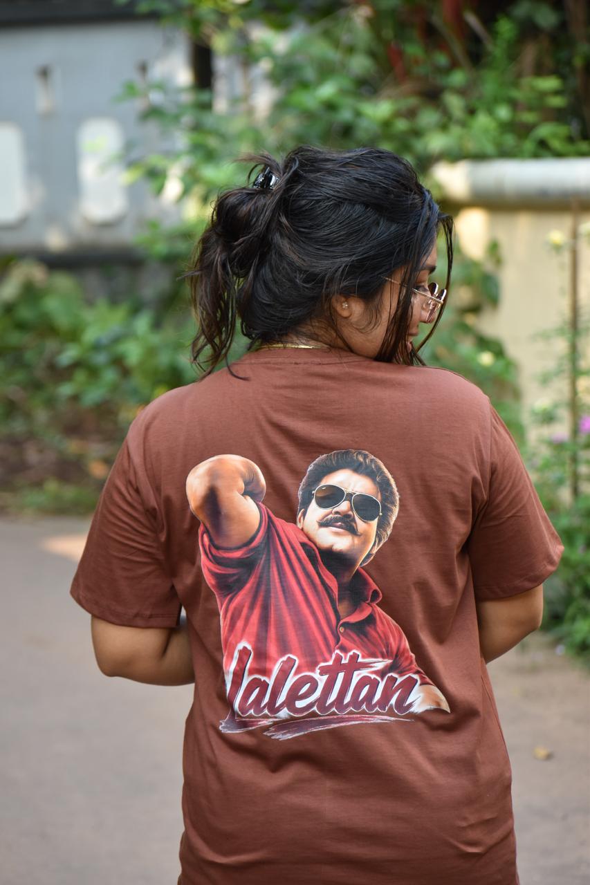 Brown LALETTAN Graphic T-Shirt