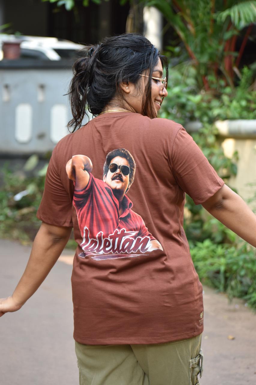 Brown LALETTAN Graphic T-Shirt