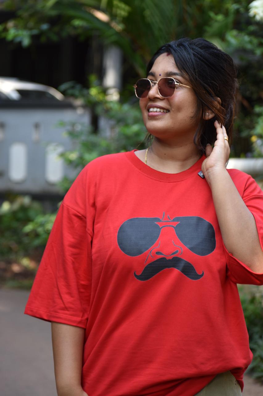 Red Mohanlal Graphic T-Shirt