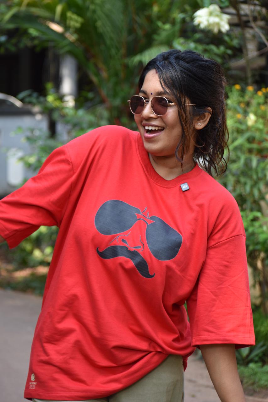 Red Mohanlal Graphic T-Shirt