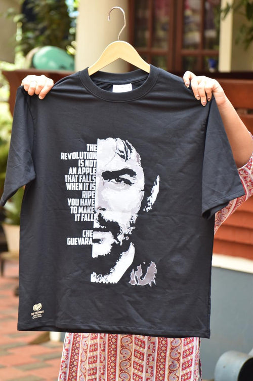 Black Che Guevara Graphic T-Shirt